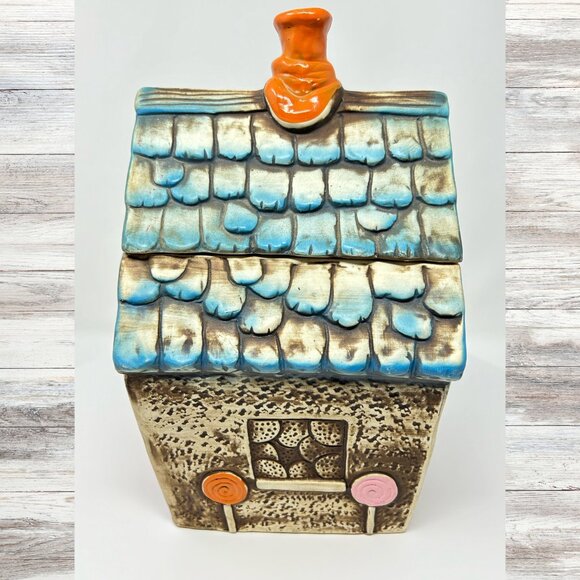 Vintage Japanese Elf Mogi House Cookie Jar 1950's - Picture 3 of 10